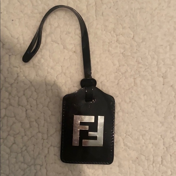 fendi luggage tag
